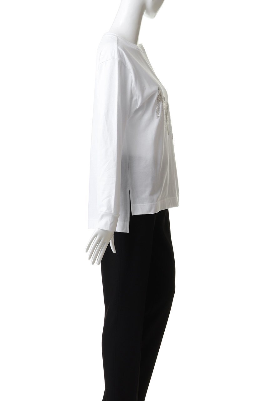 【ガリャルダガランテ/GALLARDAGALANTE】の【25th記念アイテム】ANNIVビジューロンTee 人気、トレンドファッション・服の通販 founy(ファニー) ファッション Fashion レディースファッション Fashion for Women トップス・カットソー Cut & Sew Tops シャツ・ブラウス・オフィスカジュアル Elegant Blouses & Button-Ups ロングTシャツ・Tシャツ Longline T-Shirts & Tees カットソー・ベーシックTシャツ Cut-and-Sewn Tops / Stretch Tees & Basics シンプル Simple, Minimal スリーブ Sleeve, Long Sleeve / Short Sleeve 定番 Standard, Basic Item ビジュー Bijou, Jewel-like Accent ベーシック Basic, Essential ロング Long, Long-Length ホリデーシーズン Holiday Season 新作・新入荷 New Arrivals / New In other-3|ID: prp329100004771183 ipo3291000000034565495