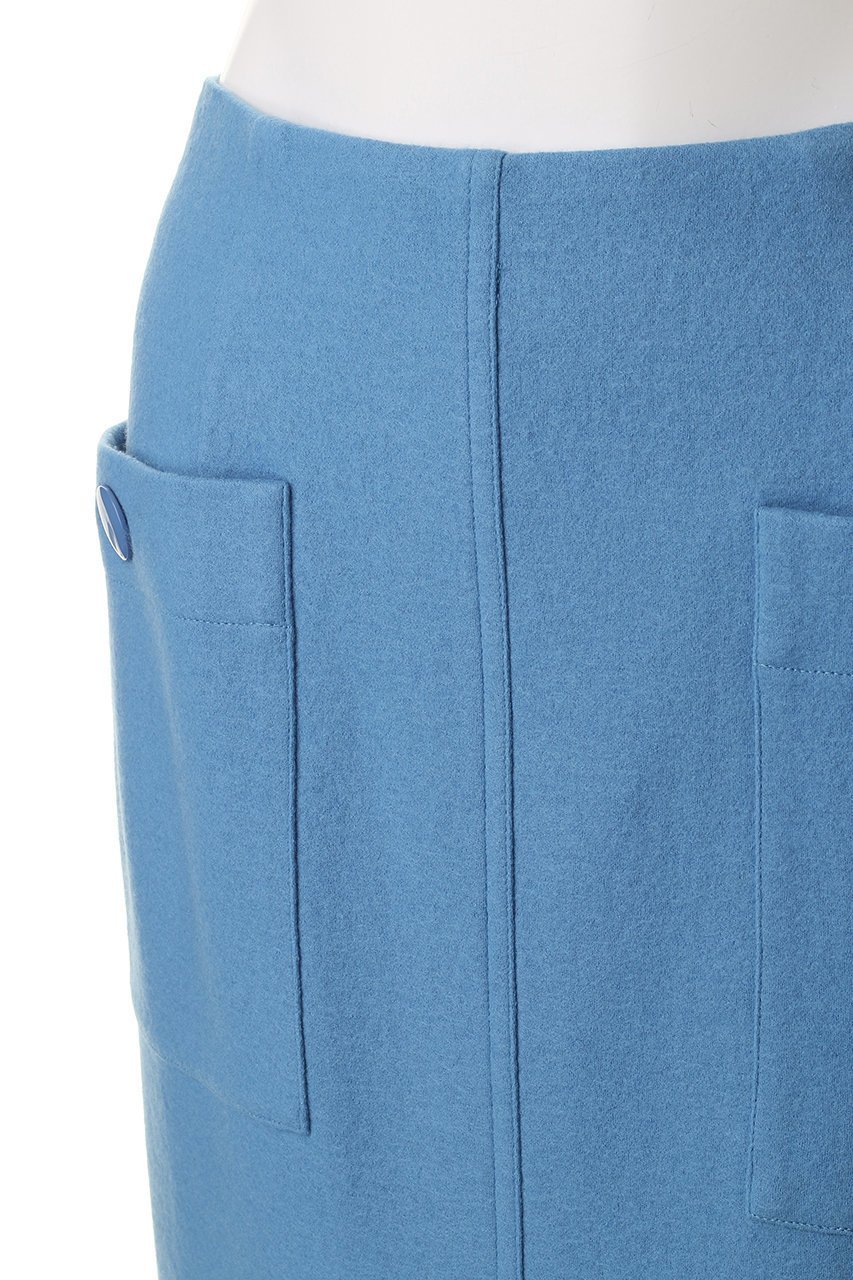 【アルアバイル/allureville】のカラーメルトン釦付タイトスカート A 人気、トレンドファッション・服の通販 founy(ファニー) ファッション Fashion レディースファッション Fashion for Women スカート Skirts ロングスカート Long Skirts / Maxi & Midi Skirts フロント Front, Front Design ポケット Pocket, Pocket Detail メルトン Melton, Heavy Wool ロング Long, Long-Length 新作・新入荷 New Arrivals / New In other-5|ID: prp329100004771187 ipo3291000000034565539