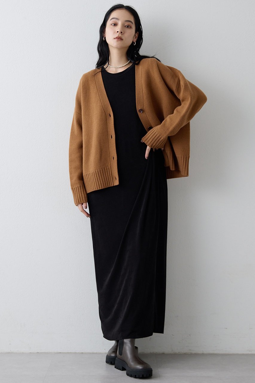 【ウィムガゼット/Whim Gazette】の【Drawing Numbers】接結ルーズVネックカーディガン 人気、トレンドファッション・服の通販 founy(ファニー) 　ファッション　Fashion　レディースファッション　Fashion for Women　トップス・カットソー　Cut & Sew Tops　ニット　Knit Tops & Sweaters　カーディガン・羽織り　Layered Style Cardigans　Vネックトップス　V-Neck Tops / V-Cut Neckline Shirts　カーディガン　Cardigan, Knitwear　シンプル　Simple, Minimal　バランス　Balance, Style Balance　ルーズ　Loose, Oversized　定番　Standard, Basic Item　other-4|ID: prp329100004771189 ipo3291000000035668357