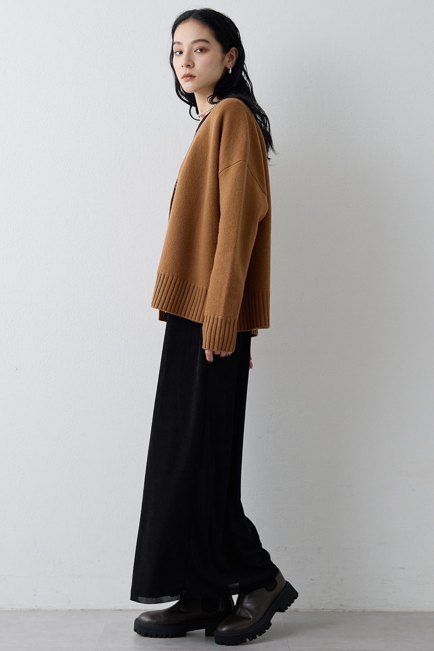 【ウィムガゼット/Whim Gazette】の【Drawing Numbers】接結ルーズVネックカーディガン 人気、トレンドファッション・服の通販 founy(ファニー) 　ファッション　Fashion　レディースファッション　Fashion for Women　トップス・カットソー　Cut & Sew Tops　ニット　Knit Tops & Sweaters　カーディガン・羽織り　Layered Style Cardigans　Vネックトップス　V-Neck Tops / V-Cut Neckline Shirts　カーディガン　Cardigan, Knitwear　シンプル　Simple, Minimal　バランス　Balance, Style Balance　ルーズ　Loose, Oversized　定番　Standard, Basic Item　other-5|ID: prp329100004771189 ipo3291000000035668360