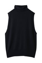 【ミズイロ インド/mizuiro ind】のrib high neck vest ベスト navy|ID:prp329100004772236