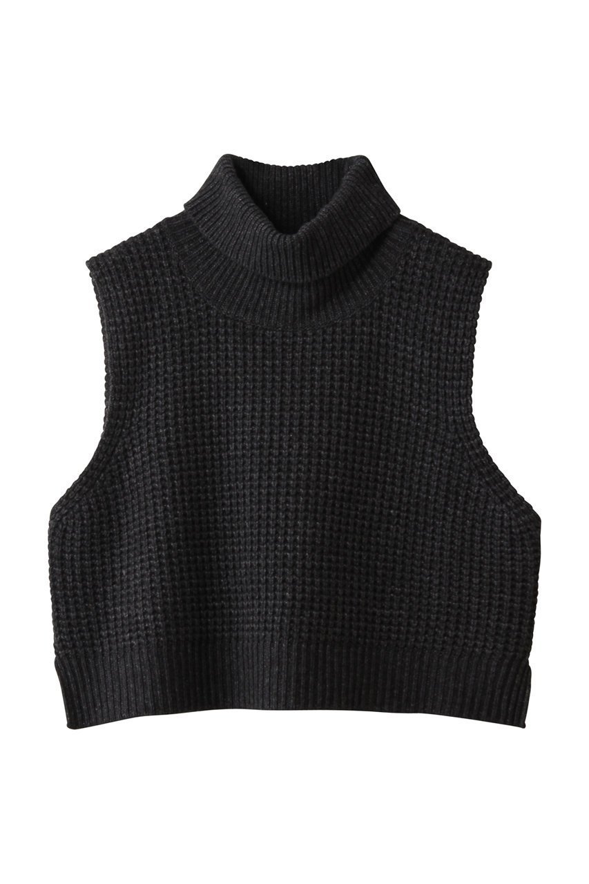 【ミズイロ インド/mizuiro ind】のwaffle high neck vest ベスト インテリア・キッズ・メンズ・レディースファッション・服の通販 founy(ファニー) ファッション Fashion レディースファッション Fashion for Women トップス・カットソー Cut & Sew Tops ニット Knit Tops & Sweaters ベスト&ジレ / 重ね着スタイル Vests & Gilets カジュアルプルオーバー・ニットトップス Pullovers & Knit Tops / Casual Pullovers インナー Innerwear カットソー Cut and Sewn Top シンプル Simple, Minimal ハイネック High Neck, Mock Neck ベスト Vest, Waistcoat モダン Modern, Contemporary ワッフル Waffle, Waffle Knit エレガント 上品 Elegant 新作・新入荷 New Arrivals / New In c.gray|ID: prp329100004772237 ipo3291000000034575784