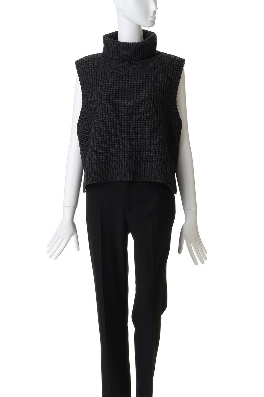 【ミズイロ インド/mizuiro ind】のwaffle high neck vest ベスト 人気、トレンドファッション・服の通販 founy(ファニー) ファッション Fashion レディースファッション Fashion for Women トップス・カットソー Cut & Sew Tops ニット Knit Tops & Sweaters ベスト&ジレ / 重ね着スタイル Vests & Gilets カジュアルプルオーバー・ニットトップス Pullovers & Knit Tops / Casual Pullovers インナー Innerwear カットソー Cut and Sewn Top シンプル Simple, Minimal ハイネック High Neck, Mock Neck ベスト Vest, Waistcoat モダン Modern, Contemporary ワッフル Waffle, Waffle Knit エレガント 上品 Elegant 新作・新入荷 New Arrivals / New In other-2|ID: prp329100004772237 ipo3291000000034575786