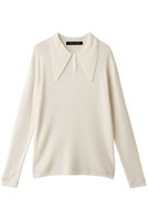 【ミズイロ インド/mizuiro ind】のlong collar knit Polo ポロニット 人気、トレンドファッション・服の通販 founy(ファニー) ファッション Fashion レディースファッション Fashion for Women トップス・カットソー Cut & Sew Tops ニット Knit Tops & Sweaters カジュアルプルオーバー・ニットトップス Pullovers & Knit Tops / Casual Pullovers クラシカル Classical, Vintage-Inspired シンプル Simple, Minimal デニム Denim, Jeans Material トレンド Trend, Trending Now 新作・新入荷 New Arrivals / New In |ID:prp329100004772239