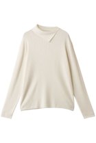 【ミズイロ インド/mizuiro ind】のボタン付きリブハイネックプルオーバー ivory|ID: prp329100004772240 ipo3291000000035412920
