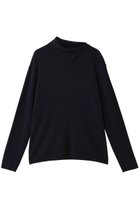 【ミズイロ インド/mizuiro ind】のボタン付きリブハイネックプルオーバー navy|ID: prp329100004772240 ipo3291000000035412922