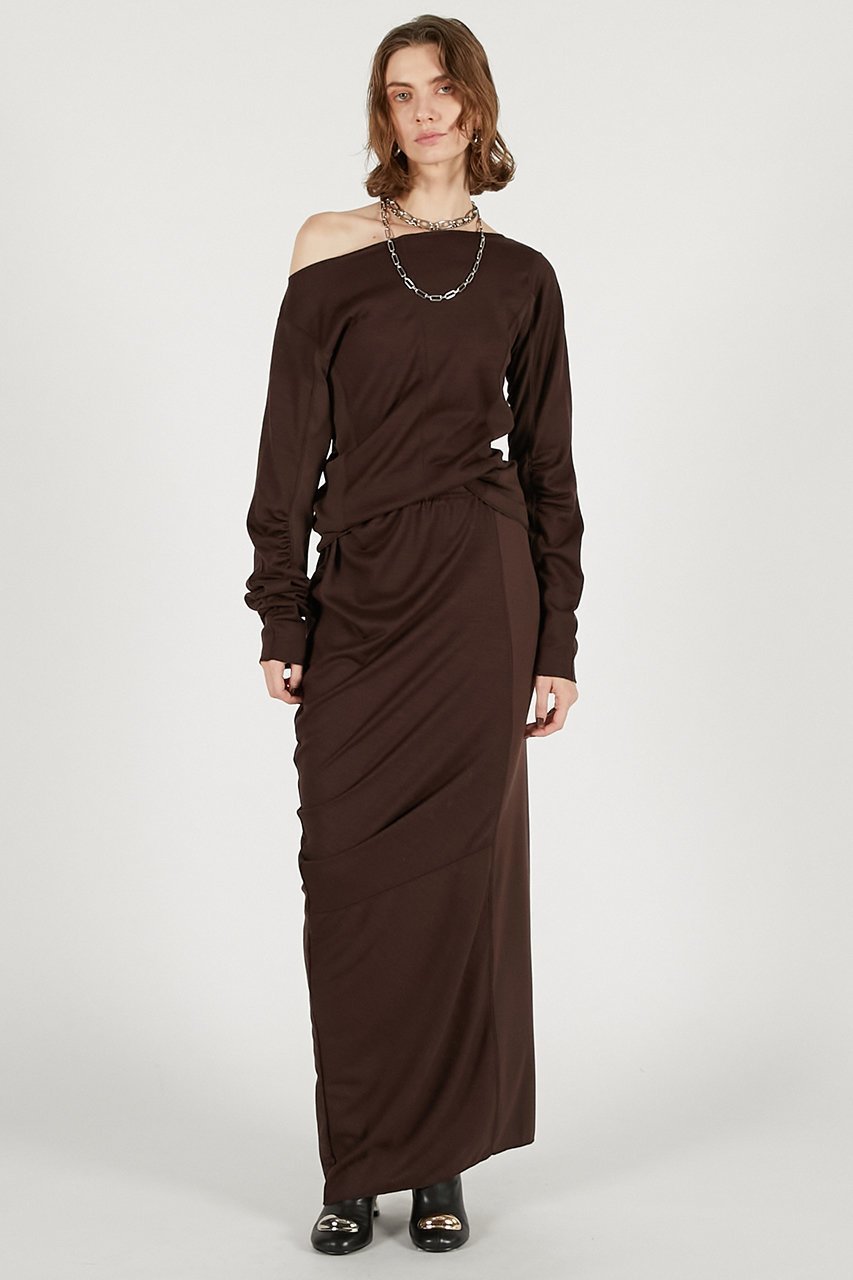 【プランク プロジェクト/PRANK PROJECT】のウールスラウチースカート 人気、トレンドファッション・服の通販 founy(ファニー) 　ファッション　Fashion　レディースファッション　Fashion for Women　スカート　Skirts　ロングスカート　Long Skirts / Maxi & Midi Skirts　シンプル　Simple, Minimal　スリット　Slit, Slit Detail　ロング　Long, Long-Length　other-6|ID: prp329100004772241 ipo3291000000034639435