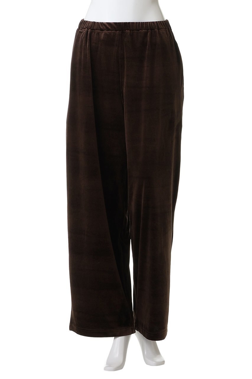 【ミディウミソリッド/MIDIUMISOLID】のrelax velour PT パンツ 人気、トレンドファッション・服の通販 founy(ファニー) ファッション Fashion レディースファッション Fashion for Women パンツ Pants & Trousers なめらか Smooth, Silky Texture ベロア Velour, Soft Velvet リュクス Luxury, Elegant, High-End, Chic リラックス Relax, Relaxed Fit エレガント 上品 Elegant 新作・新入荷 New Arrivals / New In other-2|ID: prp329100004772242 ipo3291000000034575832