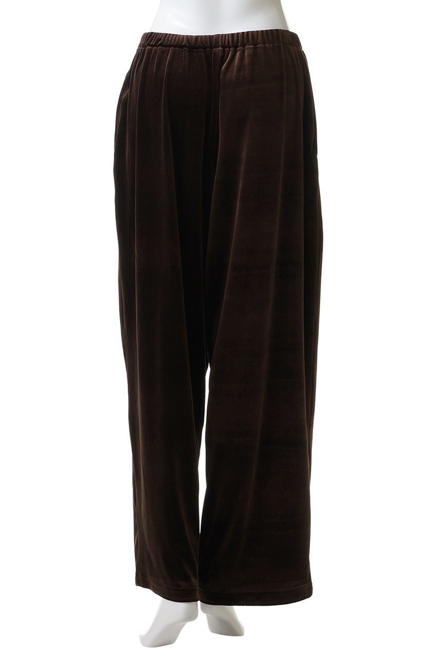 【ミディウミソリッド/MIDIUMISOLID】のrelax velour PT パンツ 人気、トレンドファッション・服の通販 founy(ファニー) ファッション Fashion レディースファッション Fashion for Women パンツ Pants & Trousers なめらか Smooth, Silky Texture ベロア Velour, Soft Velvet リュクス Luxury, Elegant, High-End, Chic リラックス Relax, Relaxed Fit エレガント 上品 Elegant 新作・新入荷 New Arrivals / New In other-4|ID: prp329100004772242 ipo3291000000034575834