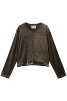 【ミディウミソリッド/MIDIUMISOLID】のc/neck velour CD カーディガン 人気、トレンドファッション・服の通販 founy(ファニー) ファッション Fashion レディースファッション Fashion for Women トップス・カットソー Cut & Sew Tops カーディガン・羽織り Layered Style Cardigans シャツ・ブラウス・オフィスカジュアル Elegant Blouses & Button-Ups ロングTシャツ・Tシャツ Longline T-Shirts & Tees カットソー・ベーシックTシャツ Cut-and-Sewn Tops / Stretch Tees & Basics ベロアトップス Velour Tops / Velvet-Look Items カーディガン Cardigan, Knitwear シンプル Simple, Minimal フロント Front, Front Design ベロア Velour, Soft Velvet リュクス Luxury, Elegant, High-End, Chic エレガント 上品 Elegant 新作・新入荷 New Arrivals / New In thumbnail gray|ID: prp329100004772243 ipo3291000000034575838
