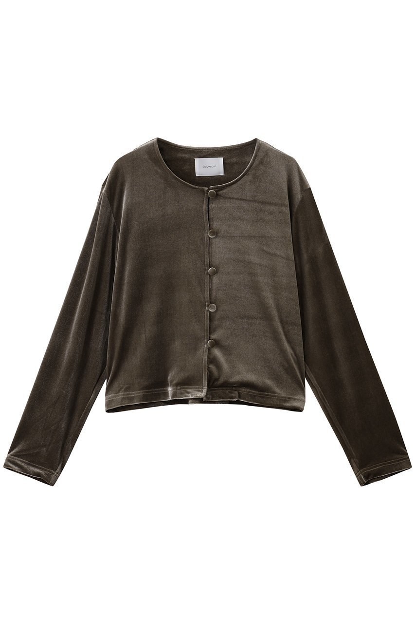 【ミディウミソリッド/MIDIUMISOLID】のc/neck velour CD カーディガン インテリア・キッズ・メンズ・レディースファッション・服の通販 founy(ファニー) ファッション Fashion レディースファッション Fashion for Women トップス・カットソー Cut & Sew Tops カーディガン・羽織り Layered Style Cardigans シャツ・ブラウス・オフィスカジュアル Elegant Blouses & Button-Ups ロングTシャツ・Tシャツ Longline T-Shirts & Tees カットソー・ベーシックTシャツ Cut-and-Sewn Tops / Stretch Tees & Basics ベロアトップス Velour Tops / Velvet-Look Items カーディガン Cardigan, Knitwear シンプル Simple, Minimal フロント Front, Front Design ベロア Velour, Soft Velvet リュクス Luxury, Elegant, High-End, Chic エレガント 上品 Elegant 新作・新入荷 New Arrivals / New In gray|ID: prp329100004772243 ipo3291000000034575838