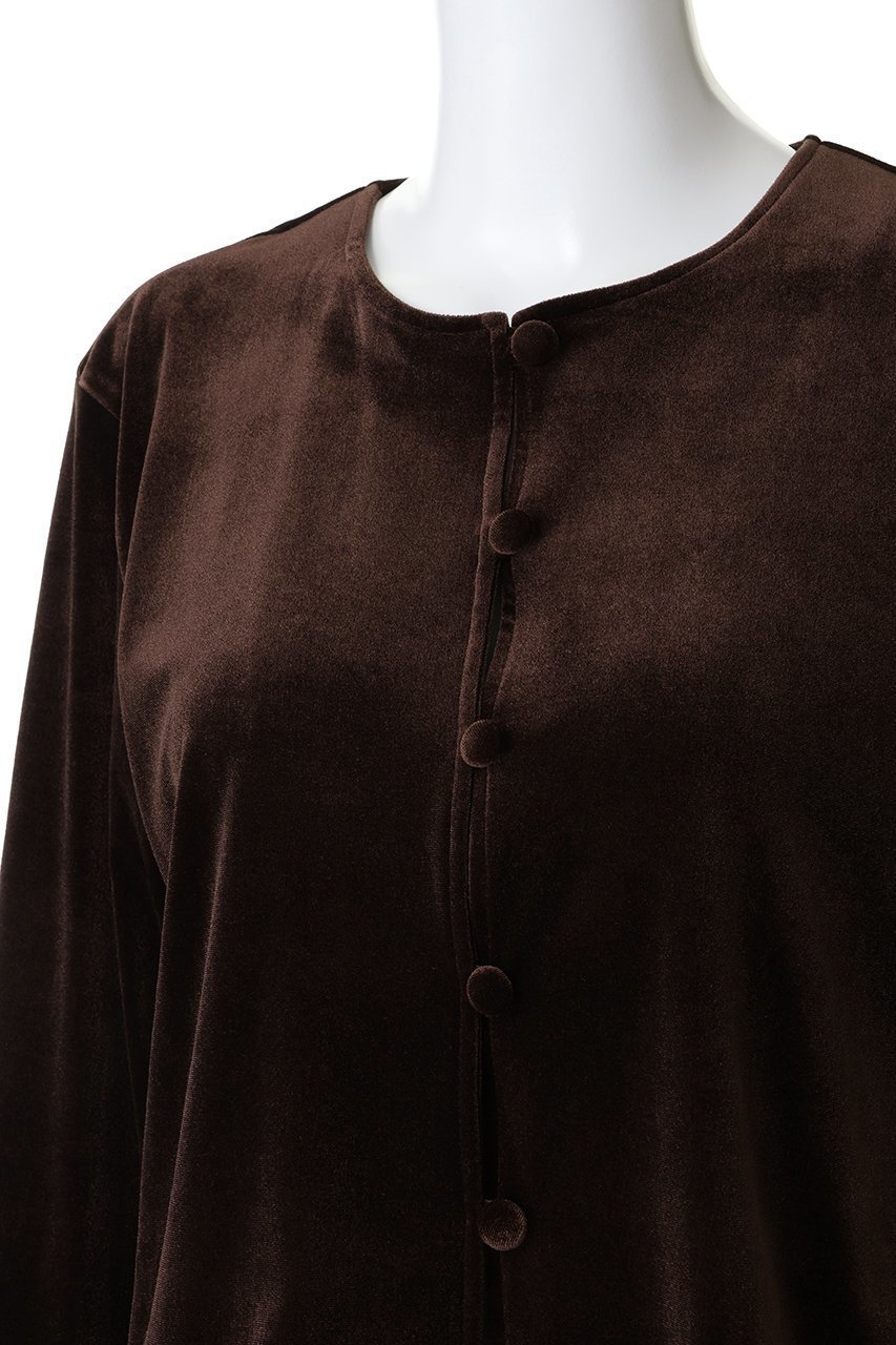 【ミディウミソリッド/MIDIUMISOLID】のc/neck velour CD カーディガン 人気、トレンドファッション・服の通販 founy(ファニー) ファッション Fashion レディースファッション Fashion for Women トップス・カットソー Cut & Sew Tops カーディガン・羽織り Layered Style Cardigans シャツ・ブラウス・オフィスカジュアル Elegant Blouses & Button-Ups ロングTシャツ・Tシャツ Longline T-Shirts & Tees カットソー・ベーシックTシャツ Cut-and-Sewn Tops / Stretch Tees & Basics ベロアトップス Velour Tops / Velvet-Look Items カーディガン Cardigan, Knitwear シンプル Simple, Minimal フロント Front, Front Design ベロア Velour, Soft Velvet リュクス Luxury, Elegant, High-End, Chic エレガント 上品 Elegant 新作・新入荷 New Arrivals / New In other-5|ID: prp329100004772243 ipo3291000000034575843