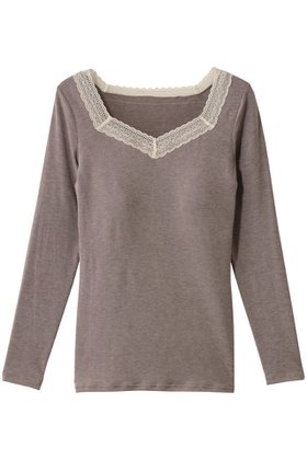 【キッドブルー/KID BLUE】 24起毛ローゲージベア天カップ付長袖人気、トレンドファッション・服の通販 founy(ファニー) ファッション Fashion レディースファッション Fashion for Women 下着・ランジェリー Lingerie & Intimates その他ランジェリー・インナーアイテム Other Lingerie / Intimates お家時間・ステイホーム Stay Home / At Home インナー Innerwear フィット Fit, Slim Fit ランジェリー Lingerie, Intimate Wear リラックス Relax, Relaxed Fit レース Lace, Lace Fabric エレガント 上品 Elegant 新作・新入荷 New Arrivals / New In A/W・秋冬 Autumn/Winter 長袖 Long Sleeve, Full Sleeve |ID:prp329100004772861
