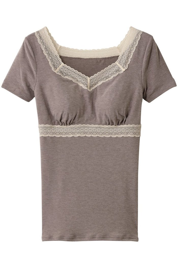 【キッドブルー/KID BLUE】の24起毛ローゲージベア天カップ付半袖 インテリア・キッズ・メンズ・レディースファッション・服の通販 founy(ファニー) https://founy.com/ ファッション Fashion レディースファッション Fashion for Women 下着・ランジェリー Lingerie & Intimates その他ランジェリー・インナーアイテム Other Lingerie / Intimates お家時間・ステイホーム Stay Home / At Home インナー Innerwear ベーシック Basic, Essential ランジェリー Lingerie, Intimate Wear レース Lace, Lace Fabric エレガント 上品 Elegant 半袖 Short Sleeve, Half Sleeve 新作・新入荷 New Arrivals / New In |ID: prp329100004772862 ipo3291000000034583678