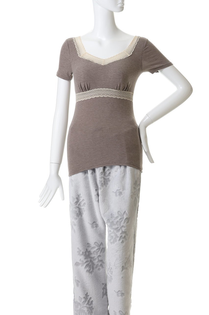 【キッドブルー/KID BLUE】の24起毛ローゲージベア天カップ付半袖 人気、トレンドファッション・服の通販 founy(ファニー) ファッション Fashion レディースファッション Fashion for Women 下着・ランジェリー Lingerie & Intimates その他ランジェリー・インナーアイテム Other Lingerie / Intimates お家時間・ステイホーム Stay Home / At Home インナー Innerwear ベーシック Basic, Essential ランジェリー Lingerie, Intimate Wear レース Lace, Lace Fabric エレガント 上品 Elegant 半袖 Short Sleeve, Half Sleeve 新作・新入荷 New Arrivals / New In other-2|ID: prp329100004772862 ipo3291000000034583681