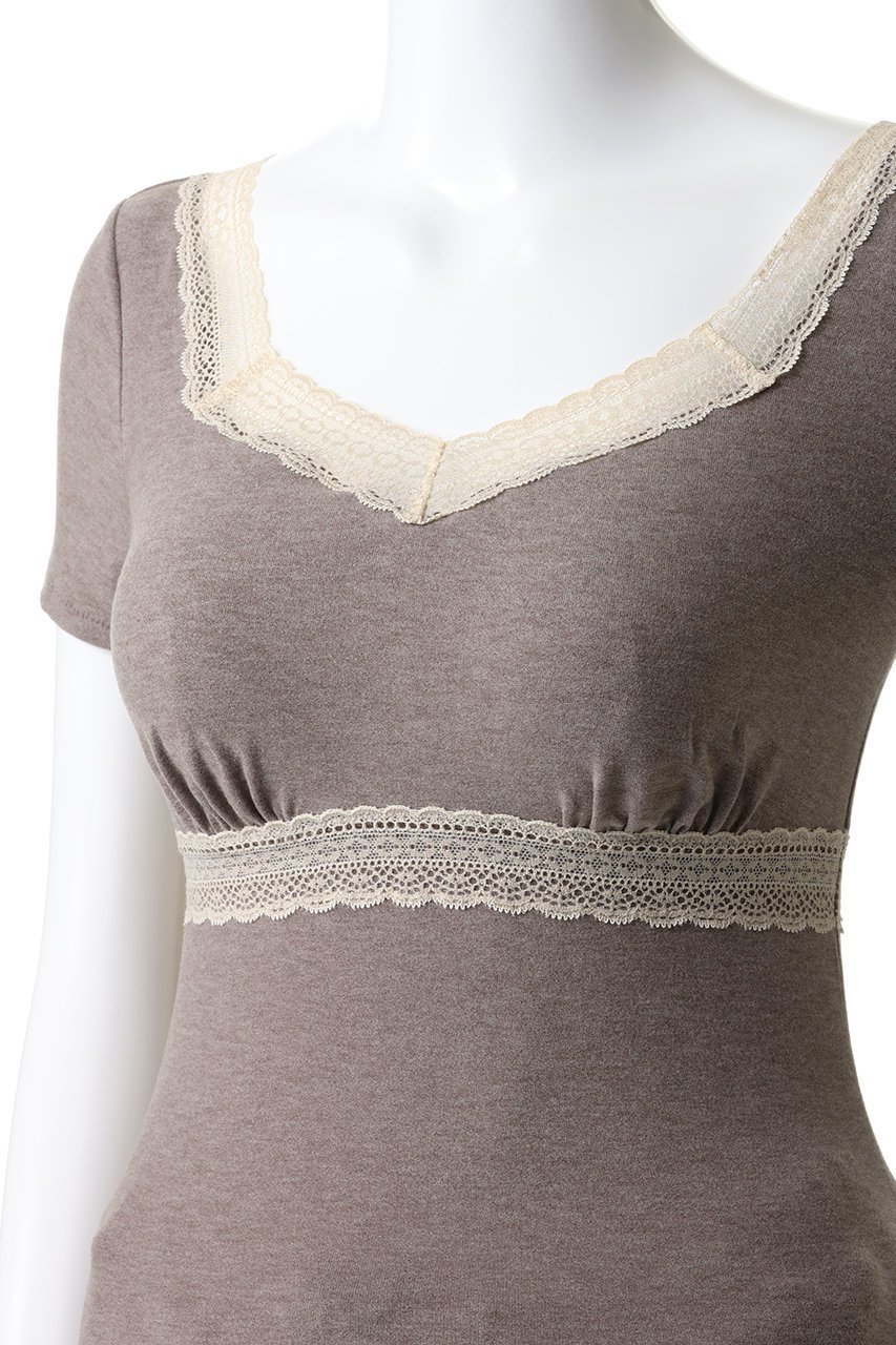 【キッドブルー/KID BLUE】の24起毛ローゲージベア天カップ付半袖 人気、トレンドファッション・服の通販 founy(ファニー) ファッション Fashion レディースファッション Fashion for Women 下着・ランジェリー Lingerie & Intimates その他ランジェリー・インナーアイテム Other Lingerie / Intimates お家時間・ステイホーム Stay Home / At Home インナー Innerwear ベーシック Basic, Essential ランジェリー Lingerie, Intimate Wear レース Lace, Lace Fabric エレガント 上品 Elegant 半袖 Short Sleeve, Half Sleeve 新作・新入荷 New Arrivals / New In other-5|ID: prp329100004772862 ipo3291000000034583684