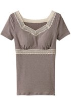 【キッドブルー/KID BLUE】の24起毛ローゲージベア天カップ付半袖 ブラウン|ID:prp329100004772862