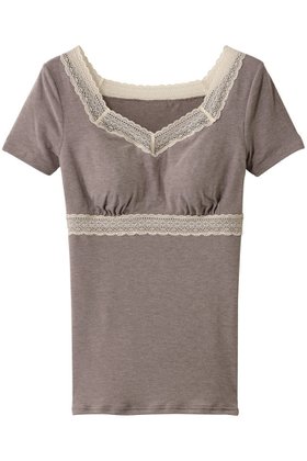 【キッドブルー/KID BLUE】の24起毛ローゲージベア天カップ付半袖 人気、トレンドファッション・服の通販 founy(ファニー) ファッション Fashion レディースファッション Fashion for Women 下着・ランジェリー Lingerie & Intimates その他ランジェリー・インナーアイテム Other Lingerie / Intimates お家時間・ステイホーム Stay Home / At Home インナー Innerwear ベーシック Basic, Essential ランジェリー Lingerie, Intimate Wear レース Lace, Lace Fabric エレガント 上品 Elegant 半袖 Short Sleeve, Half Sleeve |ID:prp329100004772862