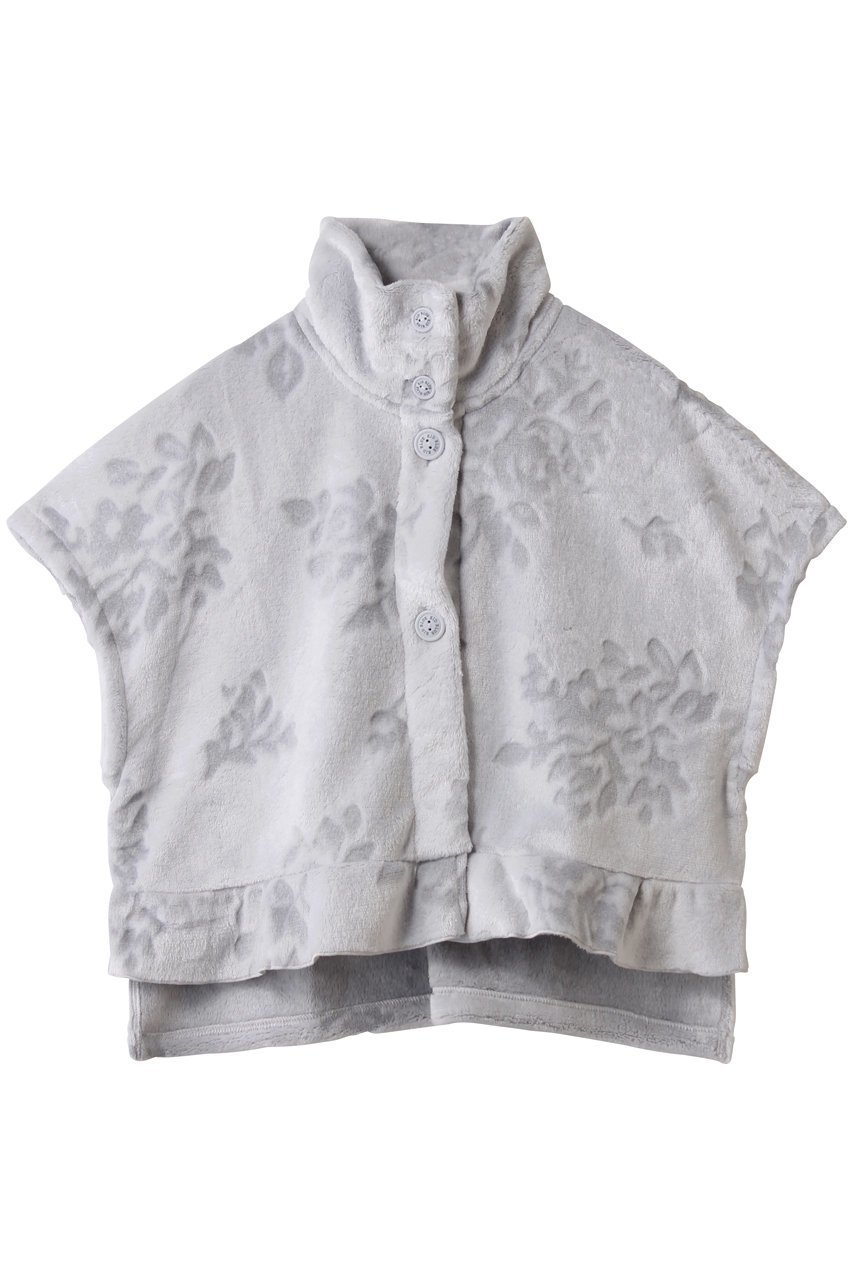 【キッドブルー/KID BLUE】の25シャギーブーケショルダーウォーマ インテリア・キッズ・メンズ・レディースファッション・服の通販 founy(ファニー) ファッション Fashion レディースファッション Fashion for Women ストール Soft & Warm Scarves マフラー・スヌード / 冬小物の定番 Scarves & Mufflers お家時間・ステイホーム Stay Home / At Home スタンド Stand Collar, Upright Stand ストール Stole, Wrap フェミニン Feminine, Girly フラワー Flower, Floral フリル Frill, Ruffle マフラー Scarf, Muffler 新作・新入荷 New Arrivals / New In ライトグレー|ID: prp329100004772863 ipo3291000000034583687