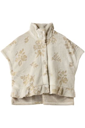 【キッドブルー/KID BLUE】の25シャギーブーケショルダーウォーマ 人気、トレンドファッション・服の通販 founy(ファニー) ファッション Fashion レディースファッション Fashion for Women ストール Soft & Warm Scarves マフラー・スヌード / 冬小物の定番 Scarves & Mufflers お家時間・ステイホーム Stay Home / At Home スタンド Stand Collar, Upright Stand ストール Stole, Wrap フェミニン Feminine, Girly フラワー Flower, Floral フリル Frill, Ruffle マフラー Scarf, Muffler |ID:prp329100004772863