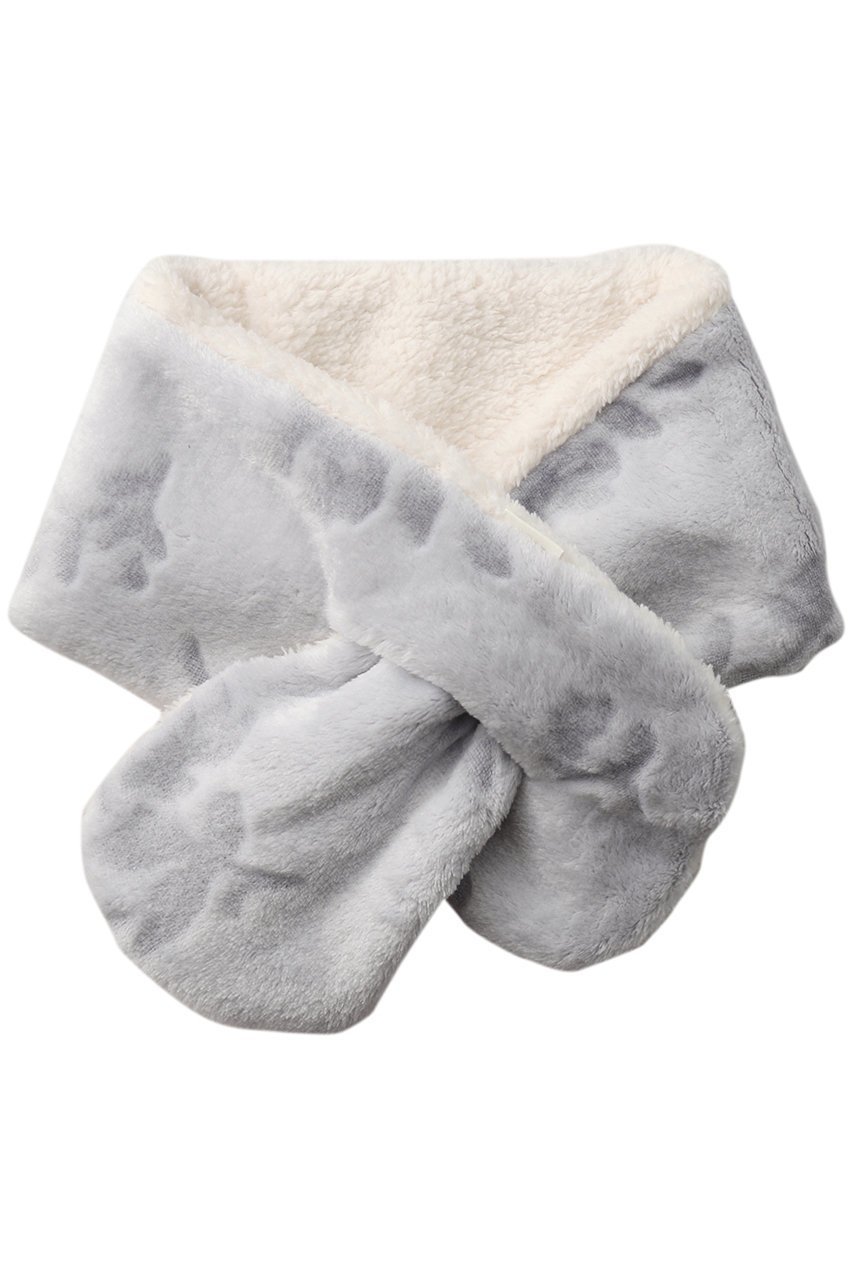 【キッドブルー/KID BLUE】の25シャギーブーケネックウォーマー インテリア・キッズ・メンズ・レディースファッション・服の通販 founy(ファニー) 　ファッション　Fashion　レディースファッション　Fashion for Women　ストール　Soft & Warm Scarves　マフラー・スヌード / 冬小物の定番　Scarves & Mufflers　ストール　Stole, Wrap　フェミニン　Feminine, Girly　フラワー　Flower, Floral　マフラー　Scarf, Muffler　再入荷　Restock / Back in Stock　A/W・秋冬　Autumn/Winter　ライトグレー|ID: prp329100004772864 ipo3291000000035905323