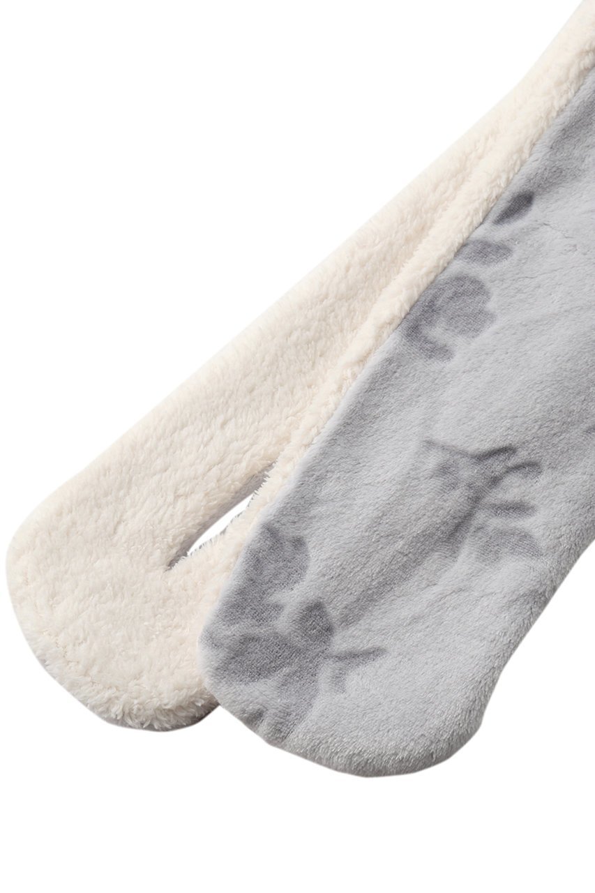 【キッドブルー/KID BLUE】の25シャギーブーケネックウォーマー 人気、トレンドファッション・服の通販 founy(ファニー) 　ファッション　Fashion　レディースファッション　Fashion for Women　ストール　Soft & Warm Scarves　マフラー・スヌード / 冬小物の定番　Scarves & Mufflers　ストール　Stole, Wrap　フェミニン　Feminine, Girly　フラワー　Flower, Floral　マフラー　Scarf, Muffler　再入荷　Restock / Back in Stock　A/W・秋冬　Autumn/Winter　other-4|ID: prp329100004772864 ipo3291000000035905326