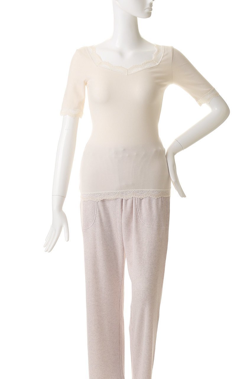 【キッドブルー/KID BLUE】の25起毛ベア天半袖インナー 人気、トレンドファッション・服の通販 founy(ファニー) 　ファッション　Fashion　レディースファッション　Fashion for Women　下着・ランジェリー　Lingerie & Intimates　その他ランジェリー・インナーアイテム　Other Lingerie / Intimates　おすすめ　Recommended / Our Picks　なめらか　Smooth, Silky Texture　インナー　Innerwear　コンパクト　Compact, Small Size　セットアップ　Set-Up, Coordinated Outfit　フィット　Fit, Slim Fit　ランジェリー　Lingerie, Intimate Wear　人気　Popular, Best Seller　半袖　Short Sleeve, Half Sleeve　定番　Standard, Basic Item　新作・新入荷　New Arrivals / New In　A/W・秋冬　Autumn/Winter　other-2|ID: prp329100004772865 ipo3291000000034583704