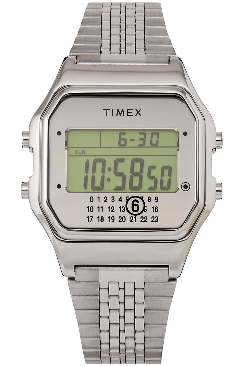 【エムエム6 メゾン マルタン マルジェラ/MM6 Maison Martin Margiela】の【UNISEX】【MM6 Maison Margiela×Timex】 T80 Gift Set ウォッチ with extraブレスレット インテリア・キッズ・メンズ・レディースファッション・服の通販 founy(ファニー) 　ファッション　Fashion　レディースファッション　Fashion for Women　レイングッズ・傘・晴雨兼用傘　Umbrellas & Rain Gear　ジュエリー　Jewelry　チェーン＆カフブレスレット　Cuff & Chain Bracelets　ユニセックス　Unisex, Genderless　ウォッチ　Wristwatch　ギフト プレゼント　Gift / Present　クラシカル　Classical, Vintage-Inspired　シンプル　Simple, Minimal　ハンカチ　Handkerchief, Hanky　フェイス　Face, Facial Design　ブレスレット　Bracelet, Wristband　傘　Umbrella, Parasol　新作・新入荷　New Arrivals / New In　時計　Watch, Wristwatch　腕時計　Wristwatch　シルバー|ID: prp329100004772867 ipo3291000000034583718