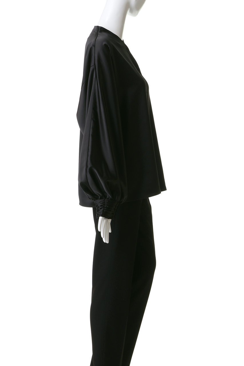 【ハー/HER.】のサテンVネックブラウス 人気、トレンドファッション・服の通販 founy(ファニー) 　ファッション　Fashion　レディースファッション　Fashion for Women　トップス・カットソー　Cut & Sew Tops　シャツ・ブラウス・オフィスカジュアル　Elegant Blouses & Button-Ups　Vネックトップス　V-Neck Tops / V-Cut Neckline Shirts　サテン　Satin, Glossy Fabric　スリーブ　Sleeve, Long Sleeve / Short Sleeve　ロング　Long, Long-Length　other-6|ID: prp329100004772873 ipo3291000000034628166
