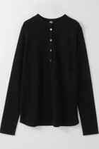 【ハー/HER.】の【11/20 12:00販売開始】コットンヘンリーネックプルオーバー 人気、トレンドファッション・服の通販 founy(ファニー) ファッション Fashion レディースファッション Fashion for Women トップス・カットソー Cut & Sew Tops シャツ・ブラウス・オフィスカジュアル Elegant Blouses & Button-Ups ロングTシャツ・Tシャツ Longline T-Shirts & Tees カジュアルプルオーバー・ニットトップス Pullovers & Knit Tops / Casual Pullovers カットソー・ベーシックTシャツ Cut-and-Sewn Tops / Stretch Tees & Basics シンプル Simple, Minimal スリーブ Sleeve, Long Sleeve / Short Sleeve ロング Long, Long-Length エレガント 上品 Elegant 新作・新入荷 New Arrivals / New In A/W・秋冬 Autumn/Winter thumbnail ブラック|ID: prp329100004772874 ipo3291000000034583775