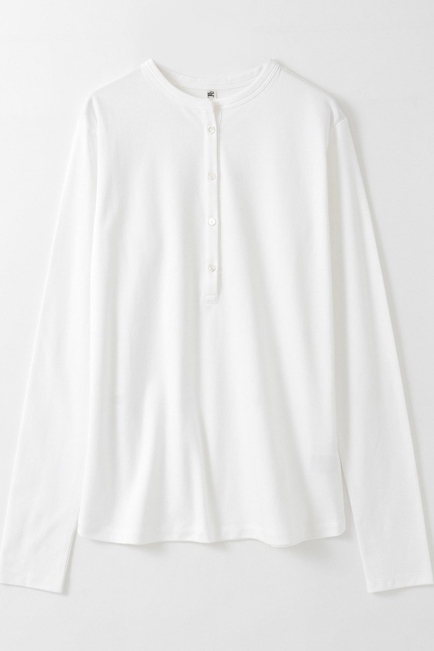 【ハー/HER.】の【11/20 12:00販売開始】コットンヘンリーネックプルオーバー インテリア・キッズ・メンズ・レディースファッション・服の通販 founy(ファニー) ファッション Fashion レディースファッション Fashion for Women トップス・カットソー Cut & Sew Tops シャツ・ブラウス・オフィスカジュアル Elegant Blouses & Button-Ups ロングTシャツ・Tシャツ Longline T-Shirts & Tees カジュアルプルオーバー・ニットトップス Pullovers & Knit Tops / Casual Pullovers カットソー・ベーシックTシャツ Cut-and-Sewn Tops / Stretch Tees & Basics シンプル Simple, Minimal スリーブ Sleeve, Long Sleeve / Short Sleeve ロング Long, Long-Length エレガント 上品 Elegant 新作・新入荷 New Arrivals / New In A/W・秋冬 Autumn/Winter オフホワイト|ID: prp329100004772874 ipo3291000000034583776