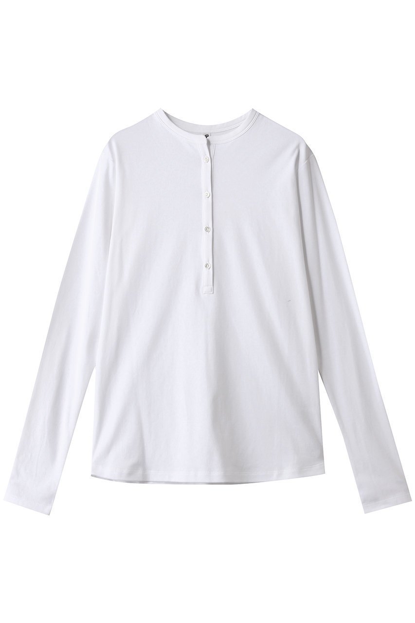 【ハー/HER.】のコットンヘンリーネックプルオーバー インテリア・キッズ・メンズ・レディースファッション・服の通販 founy(ファニー) ファッション Fashion レディースファッション Fashion for Women トップス・カットソー Cut & Sew Tops シャツ・ブラウス・オフィスカジュアル Elegant Blouses & Button-Ups ロングTシャツ・Tシャツ Longline T-Shirts & Tees カジュアルプルオーバー・ニットトップス Pullovers & Knit Tops / Casual Pullovers カットソー・ベーシックTシャツ Cut-and-Sewn Tops / Stretch Tees & Basics シンプル Simple, Minimal スリーブ Sleeve, Long Sleeve / Short Sleeve ロング Long, Long-Length エレガント 上品 Elegant A/W・秋冬 Autumn/Winter オフホワイト|ID: prp329100004772874 ipo3291000000036077484