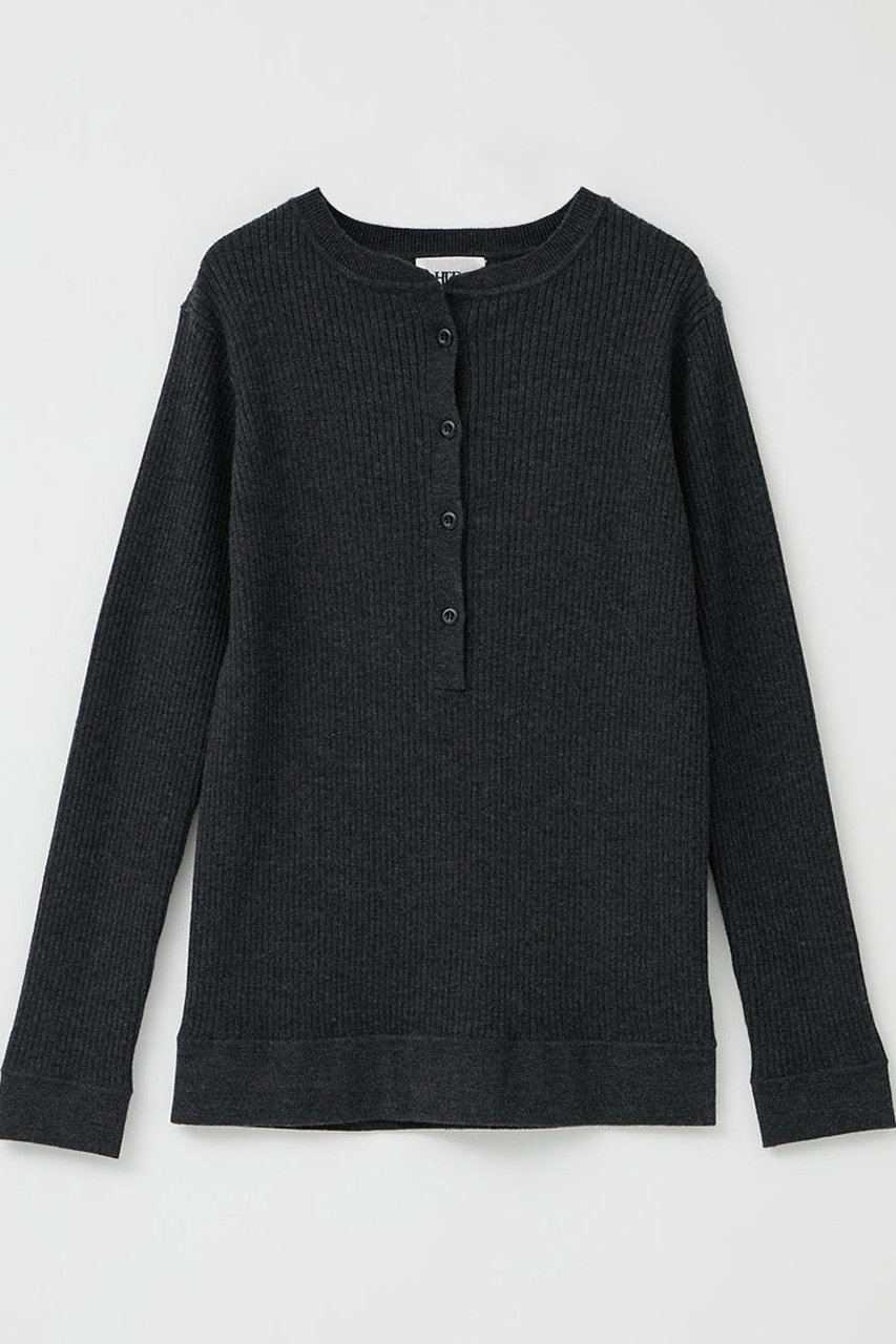 【ハー/HER.】の【11/20 12:00販売開始】ウールヘンリーネックニットプルオーバー インテリア・キッズ・メンズ・レディースファッション・服の通販 founy(ファニー) ファッション Fashion レディースファッション Fashion for Women トップス・カットソー Cut & Sew Tops ニット Knit Tops & Sweaters カジュアルプルオーバー・ニットトップス Pullovers & Knit Tops / Casual Pullovers おすすめ Recommended / Our Picks なめらか Smooth, Silky Texture カットソー Cut and Sewn Top トレンド Trend, Trending Now リブニット Rib Knit, Ribbed Knit エレガント 上品 Elegant 新作・新入荷 New Arrivals / New In チャコールグレー|ID: prp329100004772875 ipo3291000000034583782