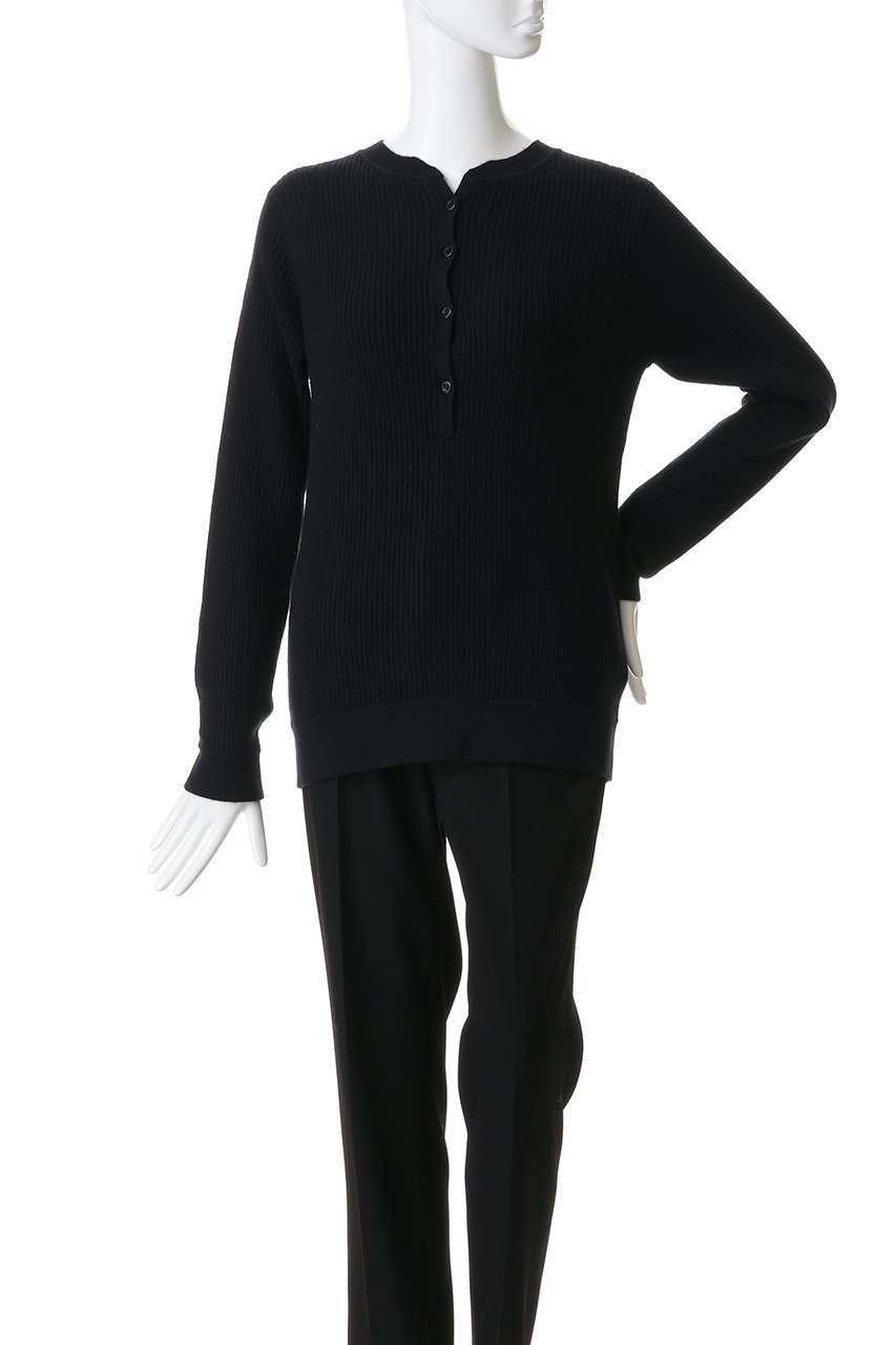 【ハー/HER.】のウールヘンリーネックニットプルオーバー 人気、トレンドファッション・服の通販 founy(ファニー) 　ファッション　Fashion　レディースファッション　Fashion for Women　トップス・カットソー　Cut & Sew Tops　ニット　Knit Tops & Sweaters　カジュアルプルオーバー・ニットトップス　Pullovers & Knit Tops / Casual Pullovers　おすすめ　Recommended / Our Picks　なめらか　Smooth, Silky Texture　カットソー　Cut and Sewn Top　トレンド　Trend, Trending Now　リブニット　Rib Knit, Ribbed Knit　エレガント 上品　Elegant　other-5|ID: prp329100004772875 ipo3291000000034628173