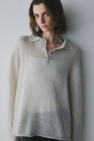 【ハー/HER.】の【11/20 12:00販売開始】モヘアポロニット 人気、トレンドファッション・服の通販 founy(ファニー) ファッション Fashion レディースファッション Fashion for Women トップス・カットソー Cut & Sew Tops ニット Knit Tops & Sweaters カジュアルプルオーバー・ニットトップス Pullovers & Knit Tops / Casual Pullovers おすすめ Recommended / Our Picks フロント Front, Front Design リラックス Relax, Relaxed Fit 新作・新入荷 New Arrivals / New In |ID:prp329100004772876