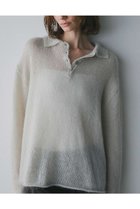 【ハー/HER.】の【11/20 12:00販売開始】モヘアポロニット 人気、トレンドファッション・服の通販 founy(ファニー) ファッション Fashion レディースファッション Fashion for Women トップス・カットソー Cut & Sew Tops ニット Knit Tops & Sweaters カジュアルプルオーバー・ニットトップス Pullovers & Knit Tops / Casual Pullovers おすすめ Recommended / Our Picks フロント Front, Front Design リラックス Relax, Relaxed Fit 新作・新入荷 New Arrivals / New In thumbnail ライトグレー|ID: prp329100004772876 ipo3291000000034583789