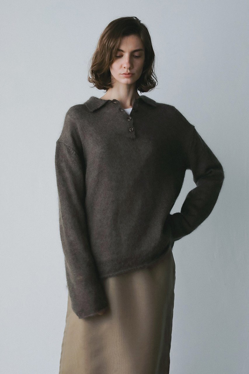 【ハー/HER.】の【11/20 12:00販売開始】モヘアポロニット 人気、トレンドファッション・服の通販 founy(ファニー) ファッション Fashion レディースファッション Fashion for Women トップス・カットソー Cut & Sew Tops ニット Knit Tops & Sweaters カジュアルプルオーバー・ニットトップス Pullovers & Knit Tops / Casual Pullovers おすすめ Recommended / Our Picks フロント Front, Front Design リラックス Relax, Relaxed Fit 新作・新入荷 New Arrivals / New In other-7|ID: prp329100004772876 ipo3291000000034583796