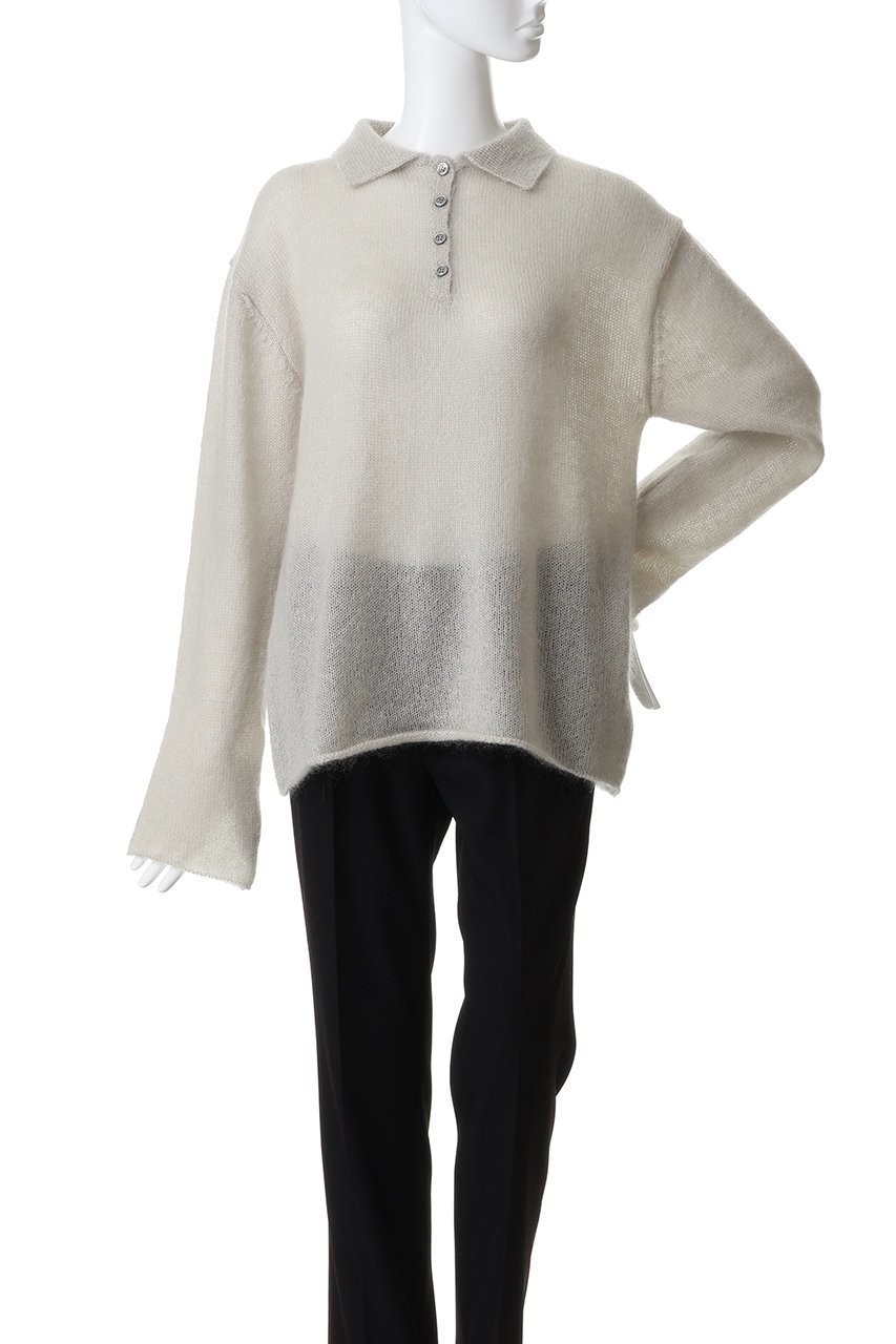 【ハー/HER.】のモヘアポロニット 人気、トレンドファッション・服の通販 founy(ファニー) 　ファッション　Fashion　レディースファッション　Fashion for Women　トップス・カットソー　Cut & Sew Tops　ニット　Knit Tops & Sweaters　カジュアルプルオーバー・ニットトップス　Pullovers & Knit Tops / Casual Pullovers　おすすめ　Recommended / Our Picks　フロント　Front, Front Design　リラックス　Relax, Relaxed Fit　other-5|ID: prp329100004772876 ipo3291000000034628177