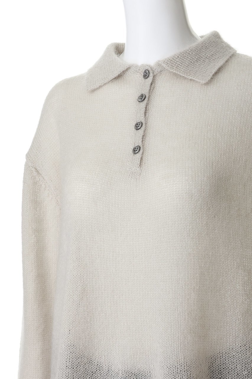 【ハー/HER.】のモヘアポロニット 人気、トレンドファッション・服の通販 founy(ファニー) 　ファッション　Fashion　レディースファッション　Fashion for Women　トップス・カットソー　Cut & Sew Tops　ニット　Knit Tops & Sweaters　カジュアルプルオーバー・ニットトップス　Pullovers & Knit Tops / Casual Pullovers　おすすめ　Recommended / Our Picks　フロント　Front, Front Design　リラックス　Relax, Relaxed Fit　other-8|ID: prp329100004772876 ipo3291000000034628180