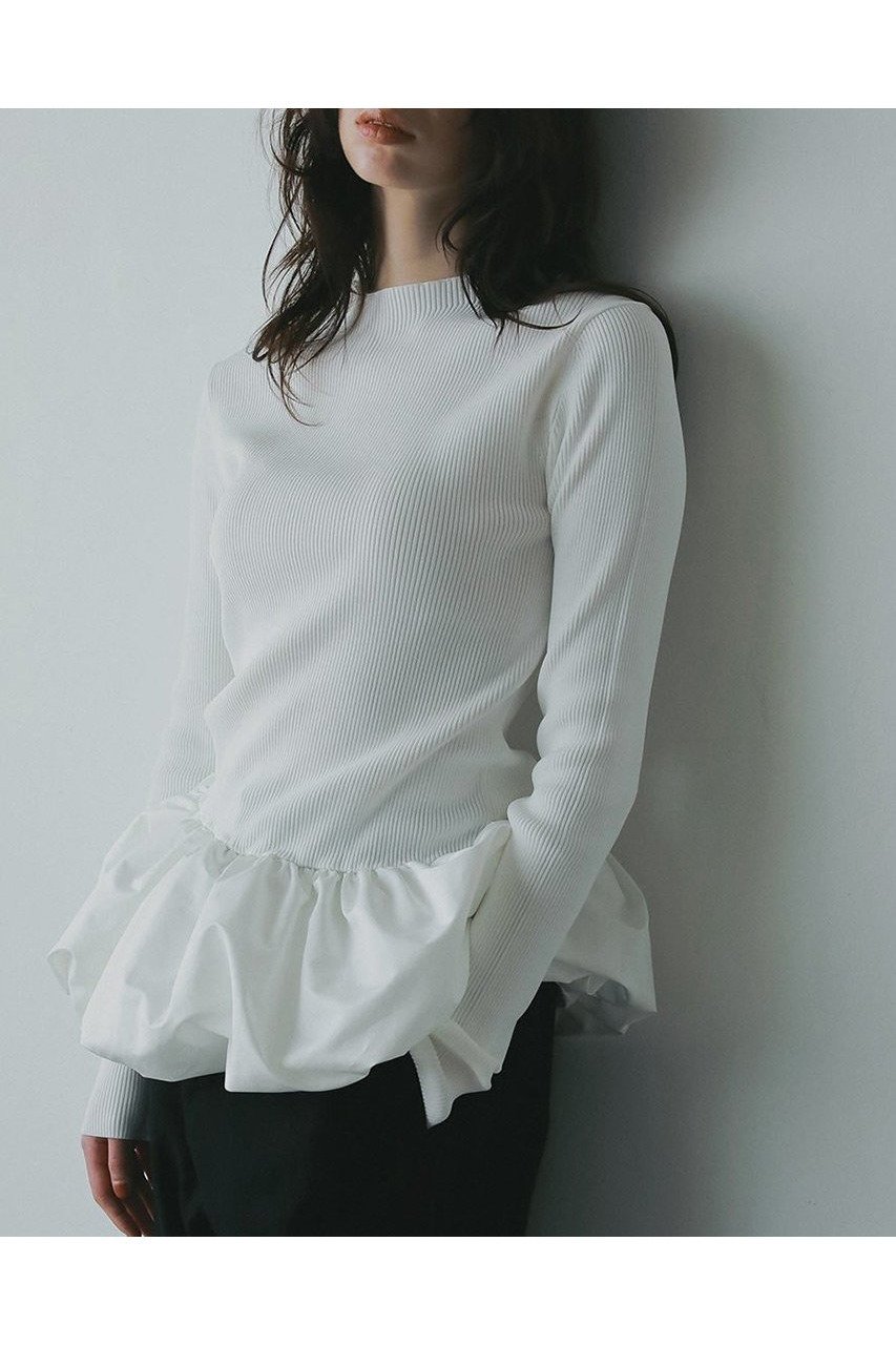 【ハー/HER.】の【11/20 12:00販売開始】バルーンドッキングニット 人気、トレンドファッション・服の通販 founy(ファニー) ファッション Fashion レディースファッション Fashion for Women トップス・カットソー Cut & Sew Tops ニット Knit Tops & Sweaters カジュアルプルオーバー・ニットトップス Pullovers & Knit Tops / Casual Pullovers ギャザー Gathered, Ruffled シンプル Simple, Minimal ドッキング Docking, Mixed Material バルーン Balloon, Balloon Silhouette 切替 Switching, Contrast Panel 新作・新入荷 New Arrivals / New In other-3|ID: prp329100004772877 ipo3291000000034583801