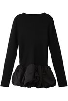 【ハー/HER.】のバルーンドッキングニット ブラック|ID:prp329100004772877