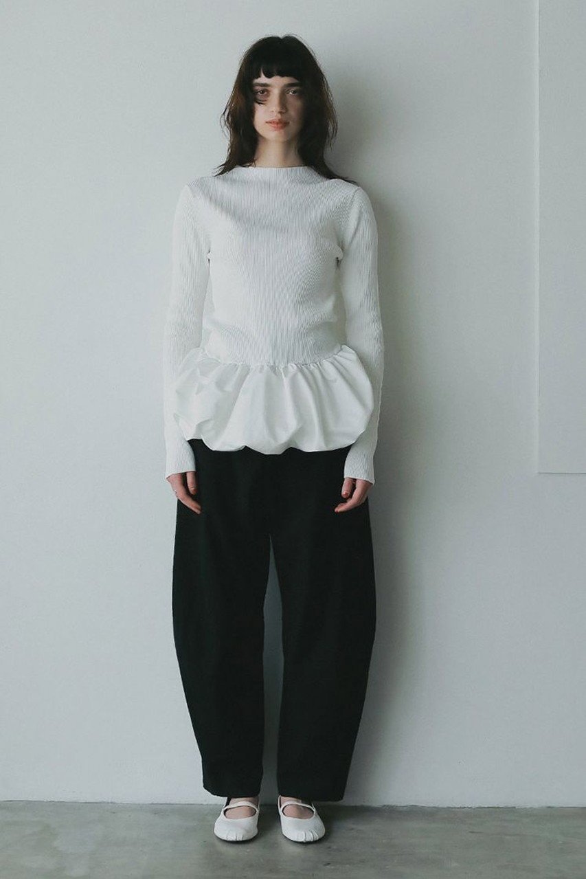 【ハー/HER.】のバルーンドッキングニット 人気、トレンドファッション・服の通販 founy(ファニー) 　ファッション　Fashion　レディースファッション　Fashion for Women　トップス・カットソー　Cut & Sew Tops　ニット　Knit Tops & Sweaters　カジュアルプルオーバー・ニットトップス　Pullovers & Knit Tops / Casual Pullovers　ギャザー　Gathered, Ruffled　シンプル　Simple, Minimal　ドッキング　Docking, Mixed Material　バルーン　Balloon, Balloon Silhouette　切替　Switching, Contrast Panel　other-6|ID: prp329100004772877 ipo3291000000035565735