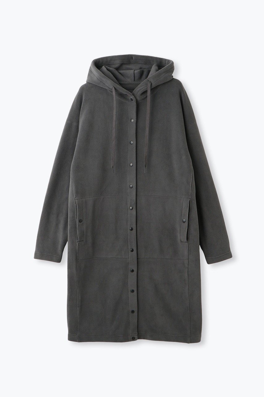 【レリル/lelill】のCOZY FLEECE FOODIECOAT/コージーフリース フーディコート インテリア・キッズ・メンズ・レディースファッション・服の通販 founy(ファニー) ファッション Fashion レディースファッション Fashion for Women アウター Coat / Outerwear Collection コート・ロングコート・ピーコート Long Coats, Peacoats & More シンプル Simple, Minimal フロント Front, Front Design ポケット Pocket, Pocket Detail ロング Long, Long-Length 人気 Popular, Best Seller チャコールグレー|ID: prp329100004772879 ipo3291000000035772589