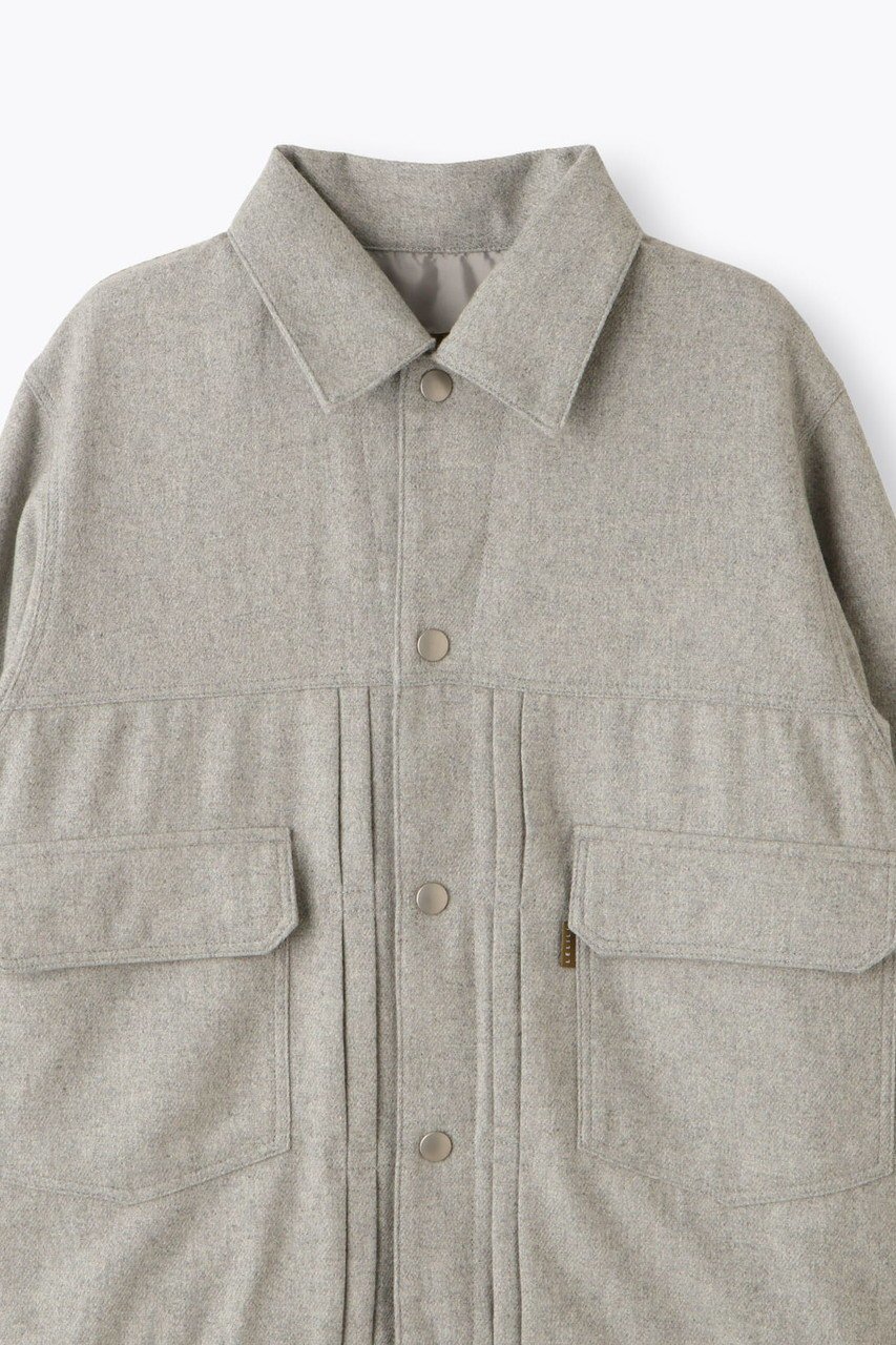 【レリル/lelill】のWOOLGジャン / ジャケット 人気、トレンドファッション・服の通販 founy(ファニー) 　ファッション　Fashion　レディースファッション　Fashion for Women　アウター　Coat / Outerwear Collection　レディースジャケット・軽アウター　Jackets　ジャケット　Jacket, Outerwear　デニム　Denim, Jeans Material　メルトン　Melton, Heavy Wool　モチーフ　Motif, Design Theme　エレガント 上品　Elegant　新作・新入荷　New Arrivals / New In　other-3|ID: prp329100004772881 ipo3291000000034583841