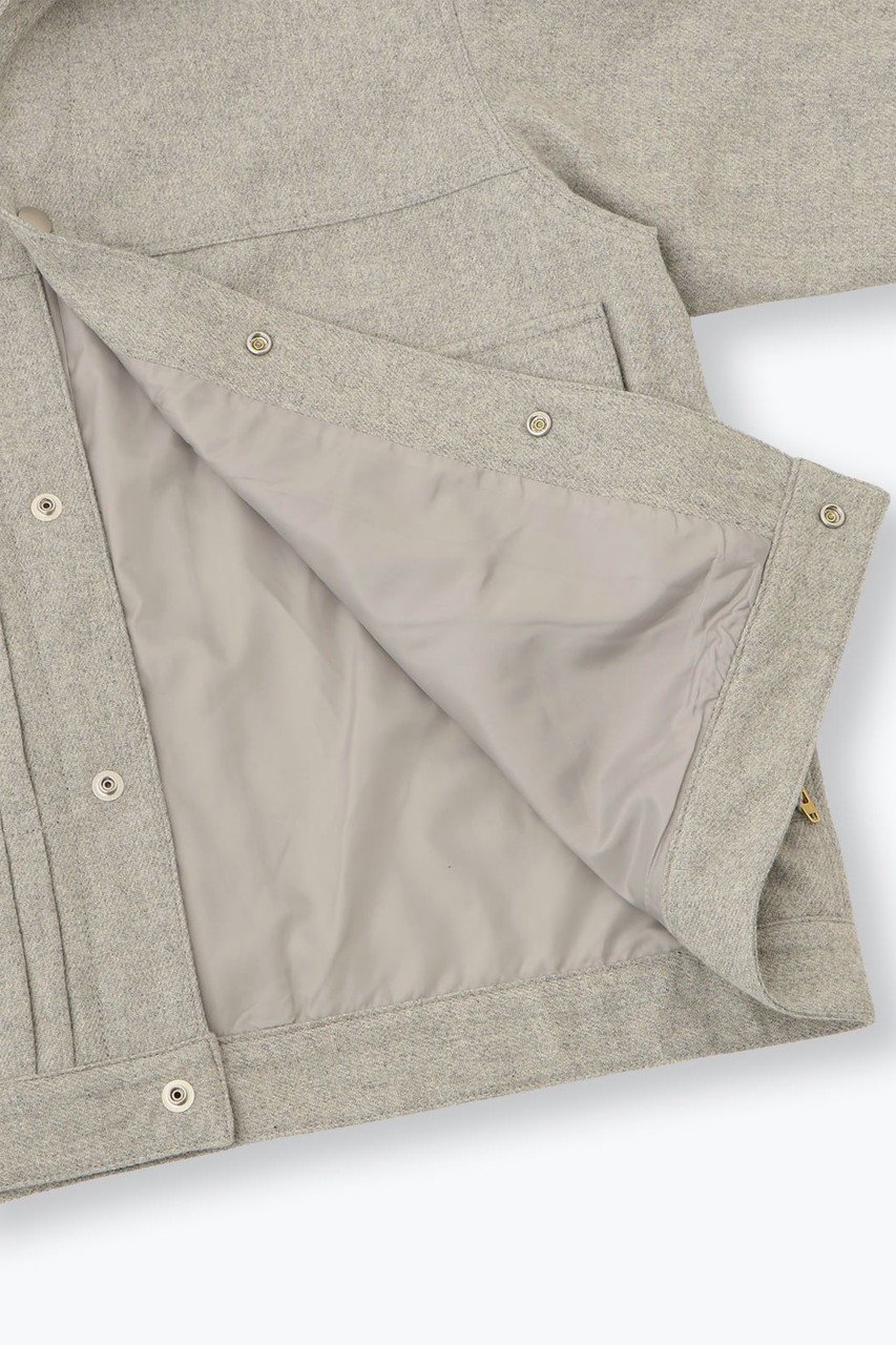 【レリル/lelill】のWOOLGジャン / ジャケット 人気、トレンドファッション・服の通販 founy(ファニー) 　ファッション　Fashion　レディースファッション　Fashion for Women　アウター　Coat / Outerwear Collection　レディースジャケット・軽アウター　Jackets　ジャケット　Jacket, Outerwear　デニム　Denim, Jeans Material　メルトン　Melton, Heavy Wool　モチーフ　Motif, Design Theme　エレガント 上品　Elegant　新作・新入荷　New Arrivals / New In　other-7|ID: prp329100004772881 ipo3291000000034583845