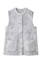 【キッドブルー/KID BLUE / GOODS】の25シャギーブーケベスト 人気、トレンドファッション・服の通販 founy(ファニー) ジャケット Jacket, Outerwear チェック Check, Plaid, Tartan ベスト Vest, Waistcoat ポケット Pocket, Pocket Detail リラックス Relax, Relaxed Fit エレガント 上品 Elegant 再入荷 Restock / Back in Stock thumbnail ライトグレー|ID: prp329100004772883 ipo3291000000034583854