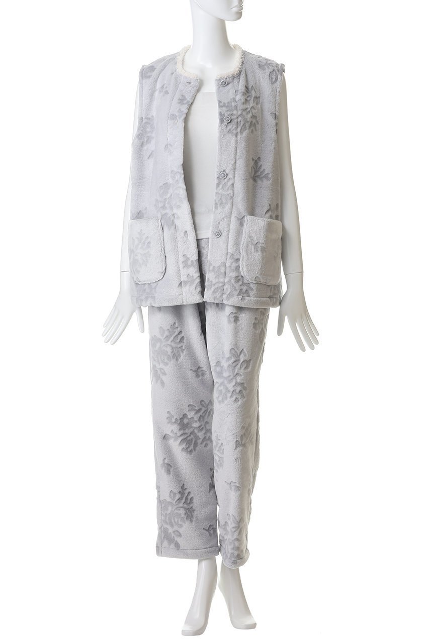 【キッドブルー/KID BLUE / GOODS】の25シャギーブーケベスト 人気、トレンドファッション・服の通販 founy(ファニー) ジャケット Jacket, Outerwear チェック Check, Plaid, Tartan ベスト Vest, Waistcoat ポケット Pocket, Pocket Detail リラックス Relax, Relaxed Fit エレガント 上品 Elegant 再入荷 Restock / Back in Stock other-7|ID: prp329100004772883 ipo3291000000034583864