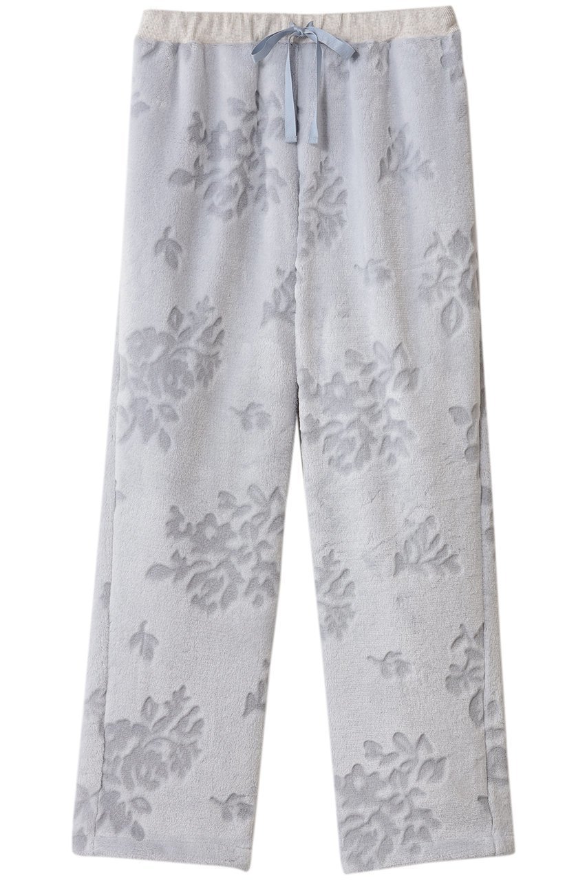 【キッドブルー/KID BLUE】の25シャギーブーケボトムス インテリア・キッズ・メンズ・レディースファッション・服の通販 founy(ファニー) ファッション Fashion レディースファッション Fashion for Women ストレート Straight, Straight Cut パジャマ Pajamas, Sleepwear リラックス Relax, Relaxed Fit エレガント 上品 Elegant 新作・新入荷 New Arrivals / New In ライトグレー|ID: prp329100004772885 ipo3291000000034583878