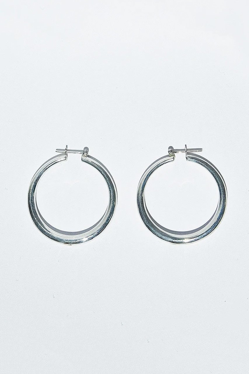 【ジジ/GIGI】のLuna authentic フープ 35mm インテリア・キッズ・メンズ・レディースファッション・服の通販 founy(ファニー) 　ファッション　Fashion　レディースファッション　Fashion for Women　ジュエリー　Jewelry　ファッションリング　Fashion Rings　イヤリング・フープ・ドロップタイプ　Hoop, Drop & Clip Earrings　2025年　2025　2025-2026秋冬・A/W　Autumn/Winter 2025–26 AW25–26　イヤリング　Earrings　フォルム　Silhouette, Form　フープ　Hoop, Hoop Earrings　エレガント 上品　Elegant　A/W・秋冬　Autumn/Winter　シルバー|ID: prp329100004773569 ipo3291000000034593986