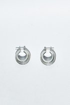 【ジジ/GIGI】のLuna layered ピアス シルバー|ID: prp329100004773570 ipo3291000000034593989